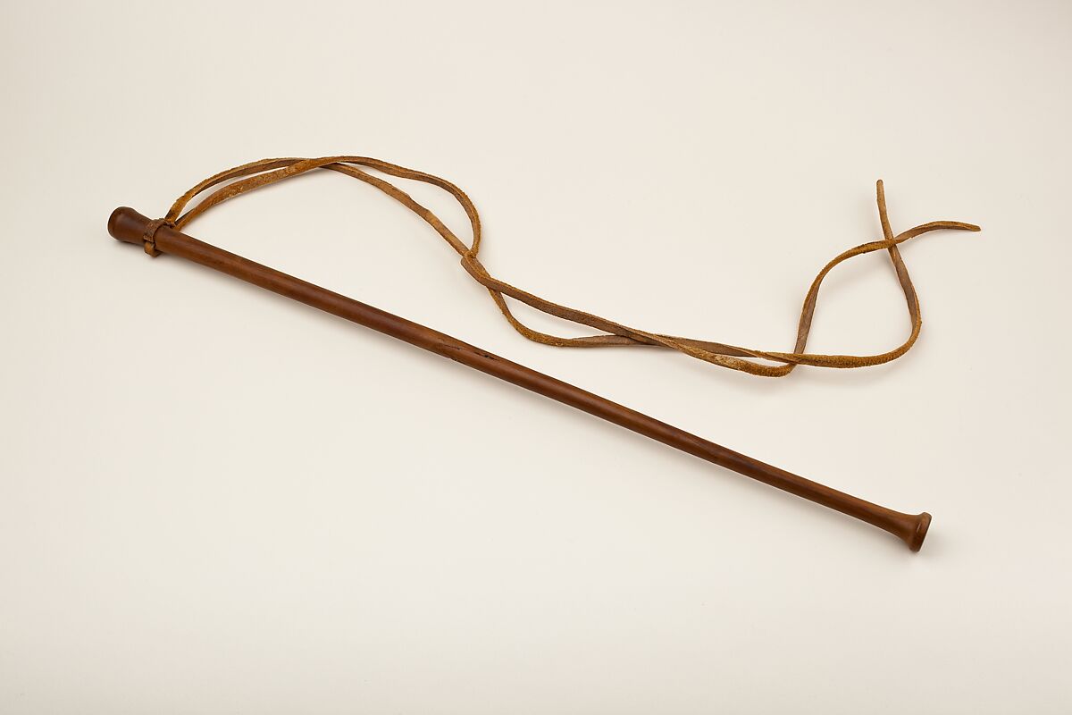 Charioteer's Whip of Itamun, Wood, leather 