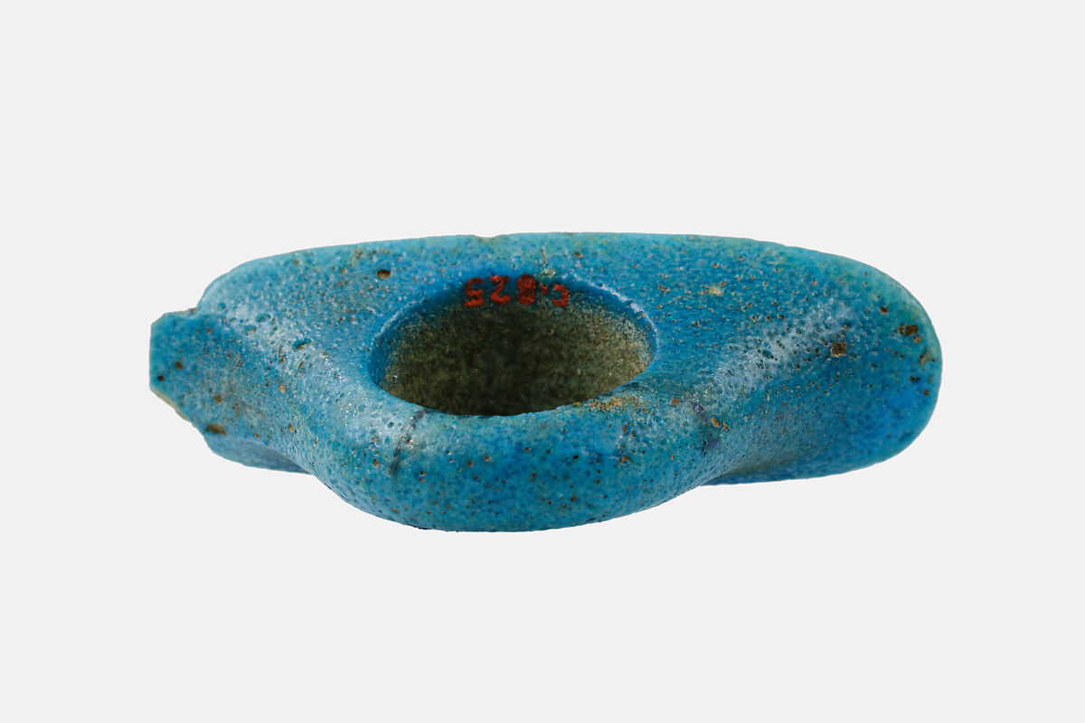 Signet ring, Blue faience