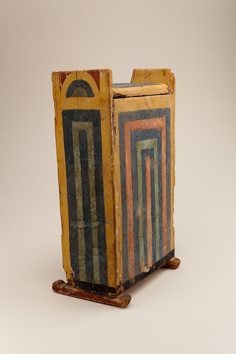 Shabti box of Nakhtamun, Wood, paint