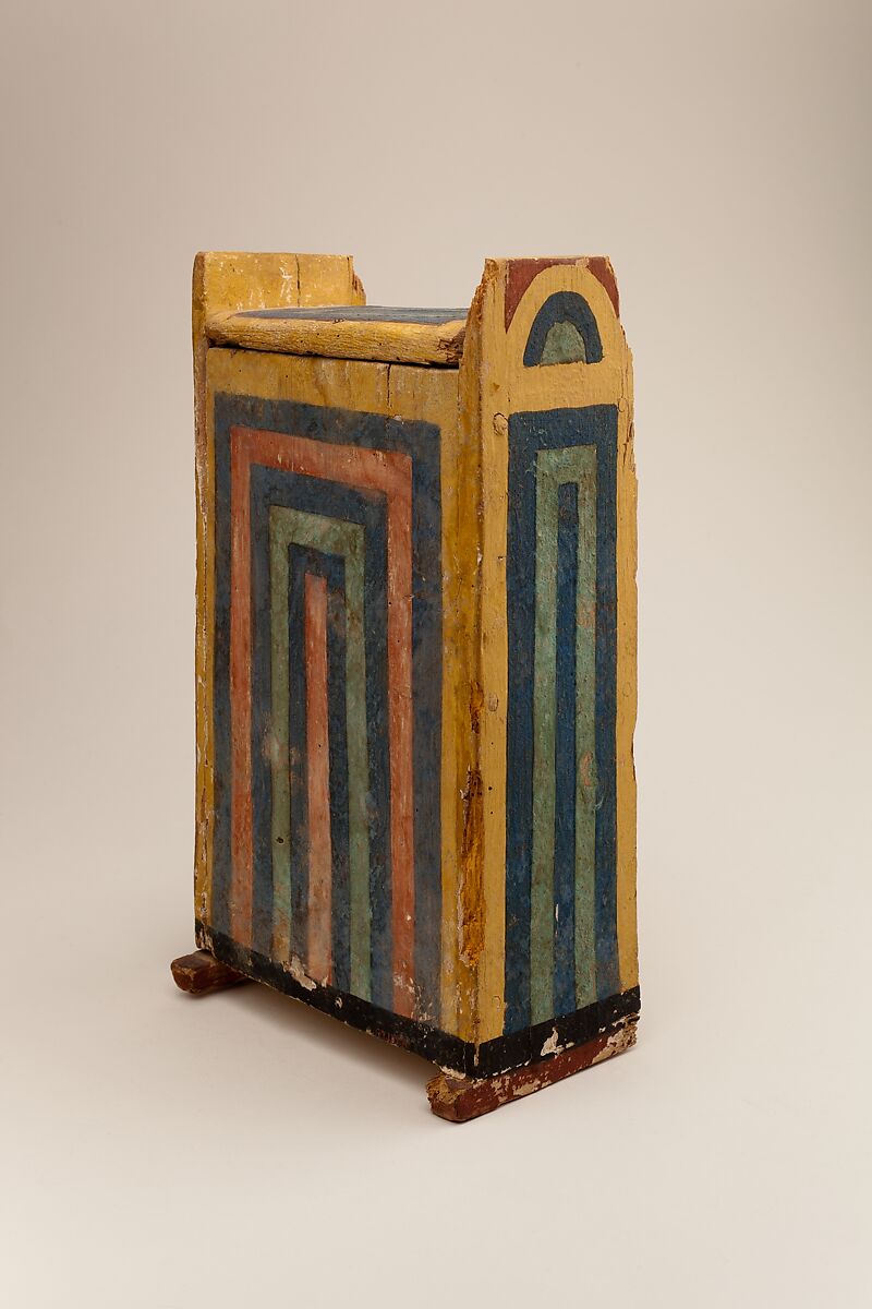 Shabti box of Nakhtamun, Wood, paint