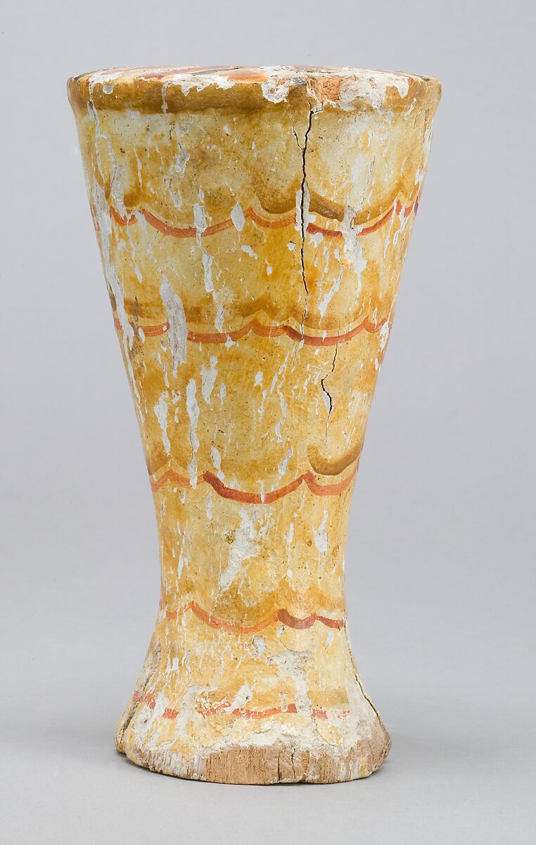 Model vase, Wood, paint 