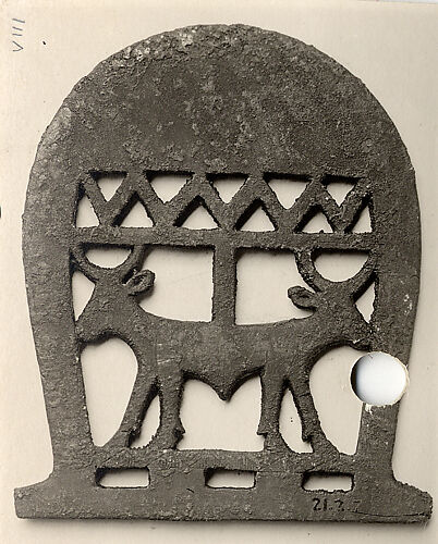 Ax head with two bulls