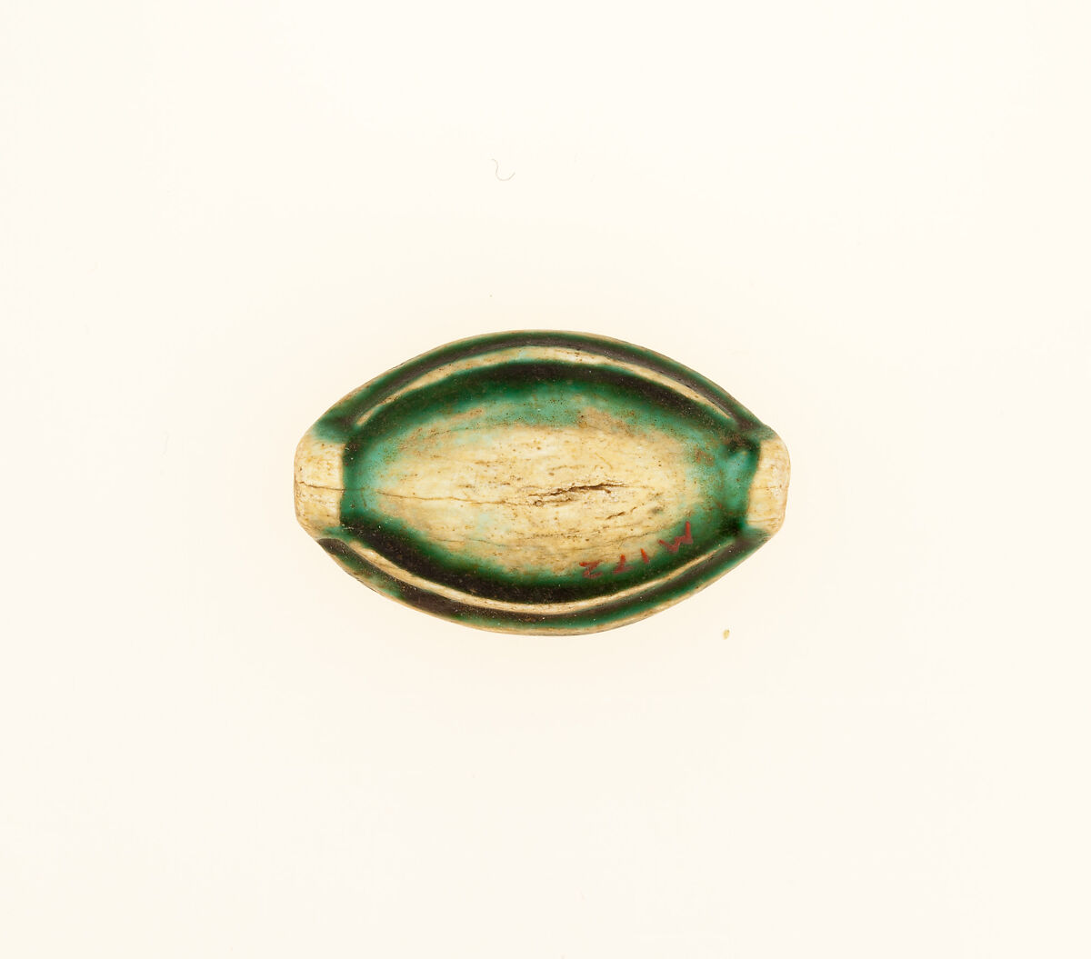 Cowroid Naming Queen Ahmose Nefertari, Glazed steatite