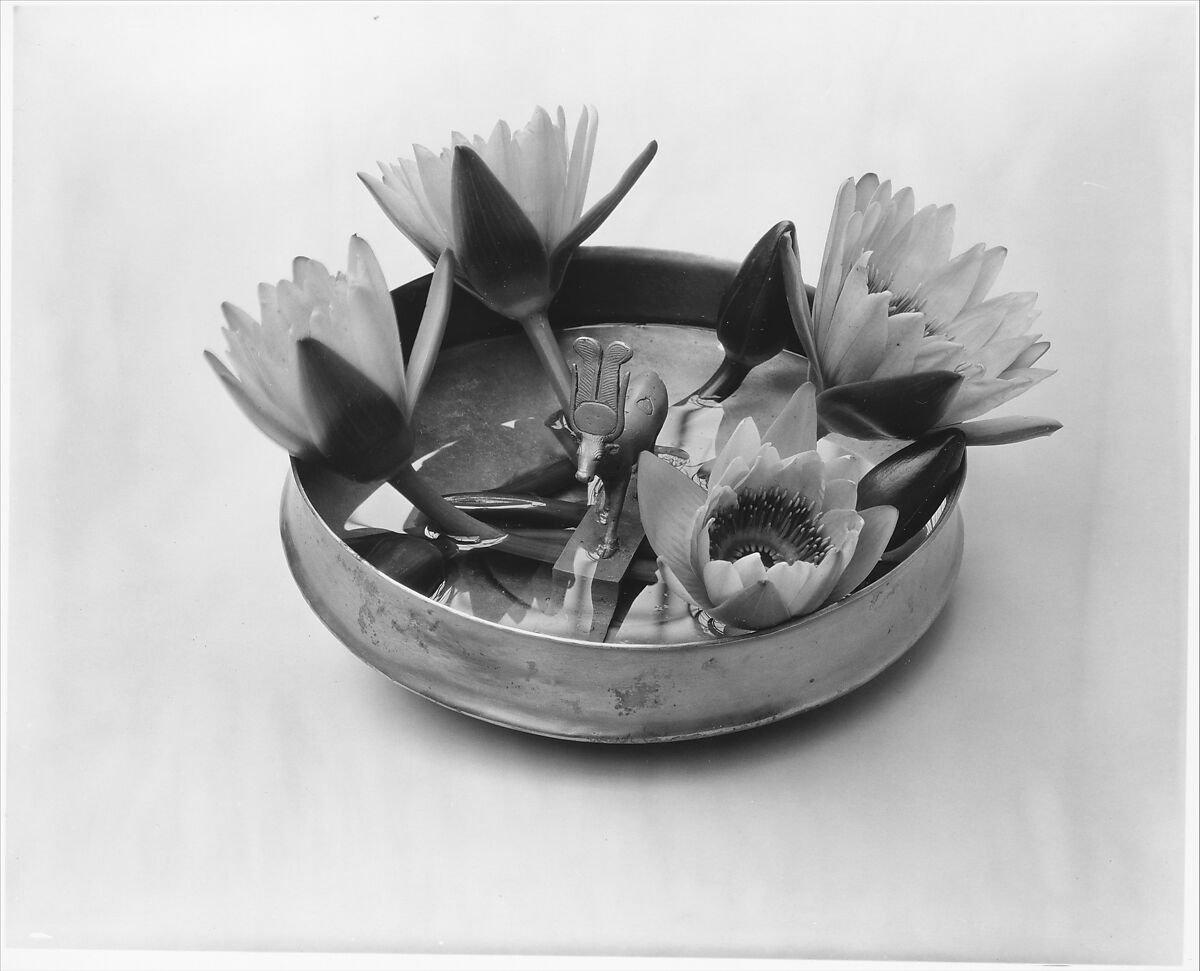 Bowl with a Hathor cow, Bronze
