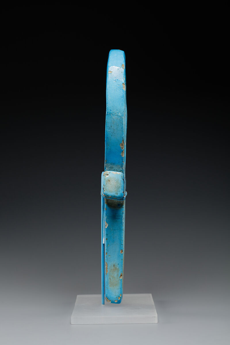 Ceremonial Implement in the Shape of an Ankh, Faience