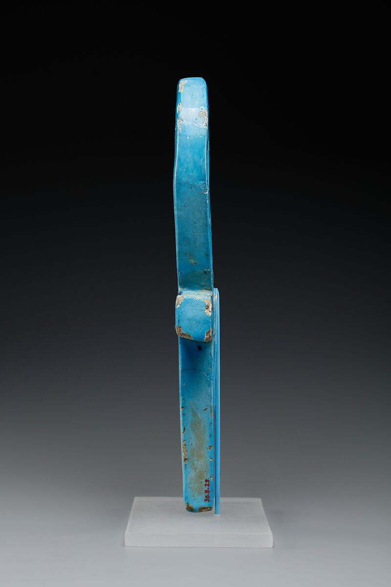 Ceremonial Implement in the Shape of an Ankh, Faience