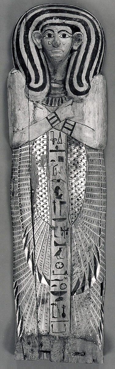 Lid of Coffin, Wood (Abies sp. or Cedrus sp.) 