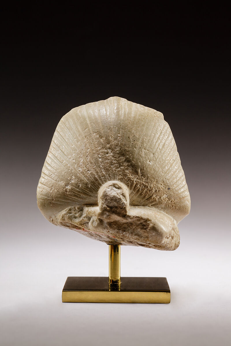 Head of king Amasis from a sphinx, Greenish limestone