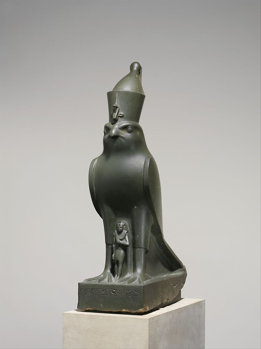God Horus Protecting King Nectanebo II, Meta-Greywacke 
