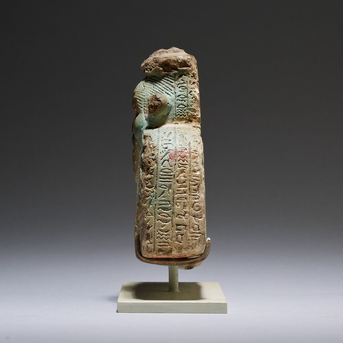 Cippus (magical stela), Faience