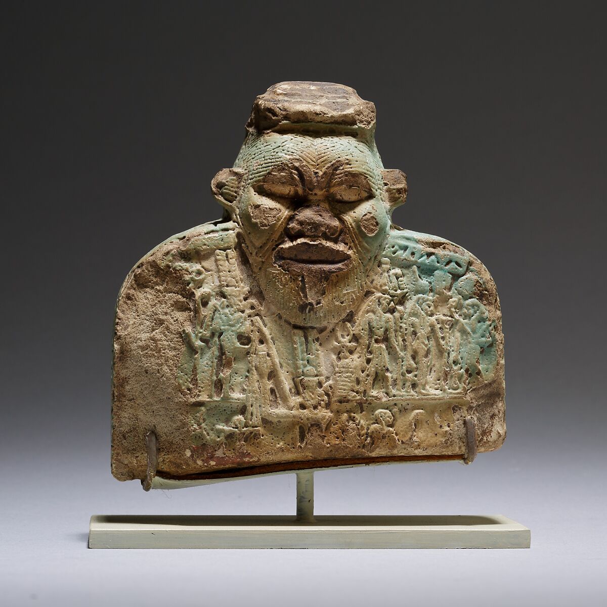 Cippus (magical stela), Faience 