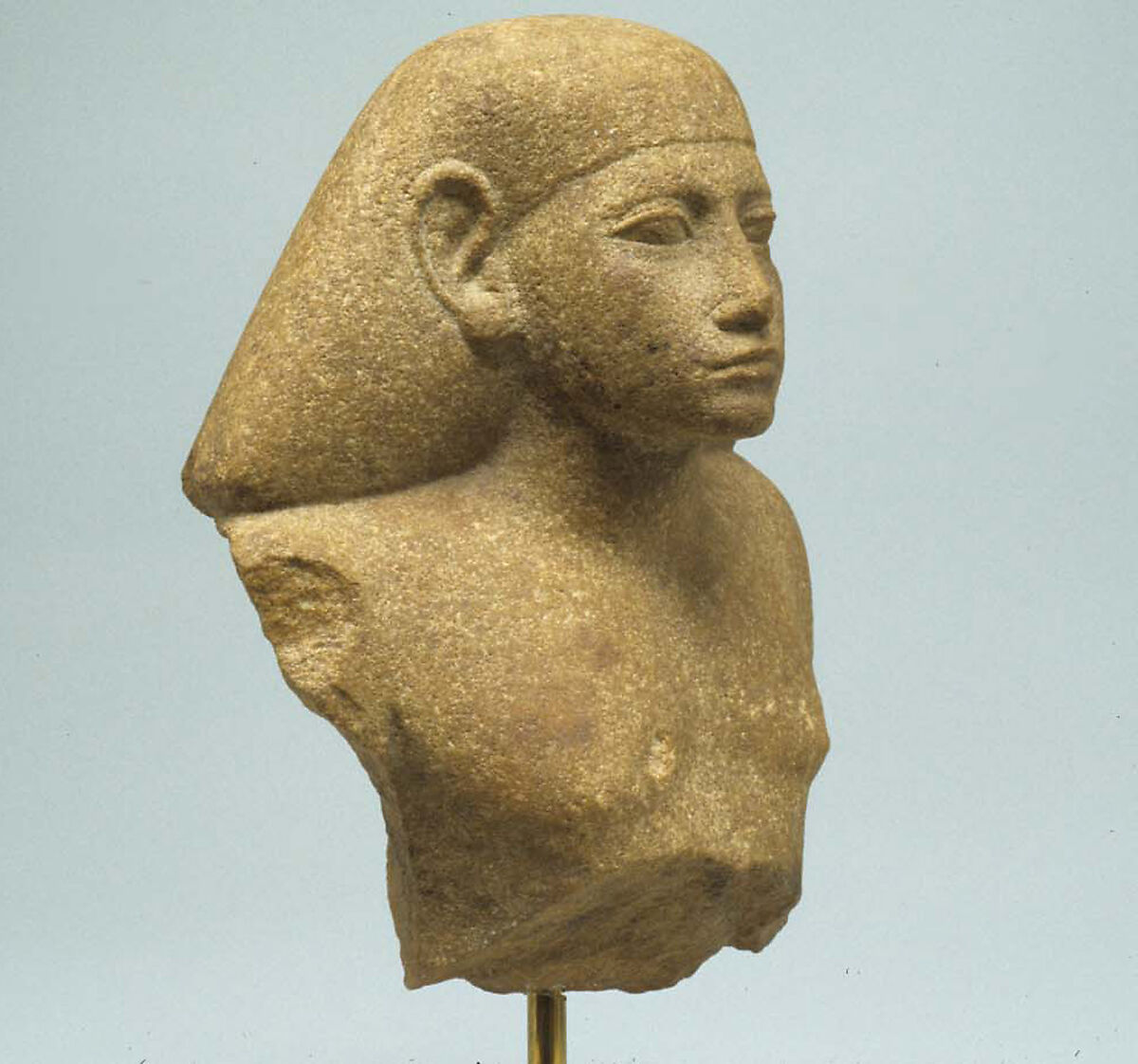 Upper Part of a Statue, Quartzite