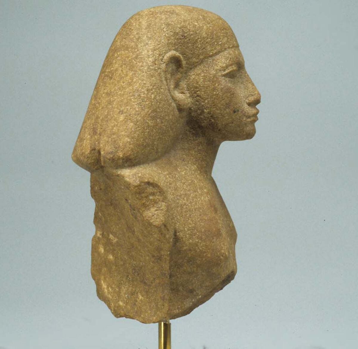 Upper Part of a Statue, Quartzite