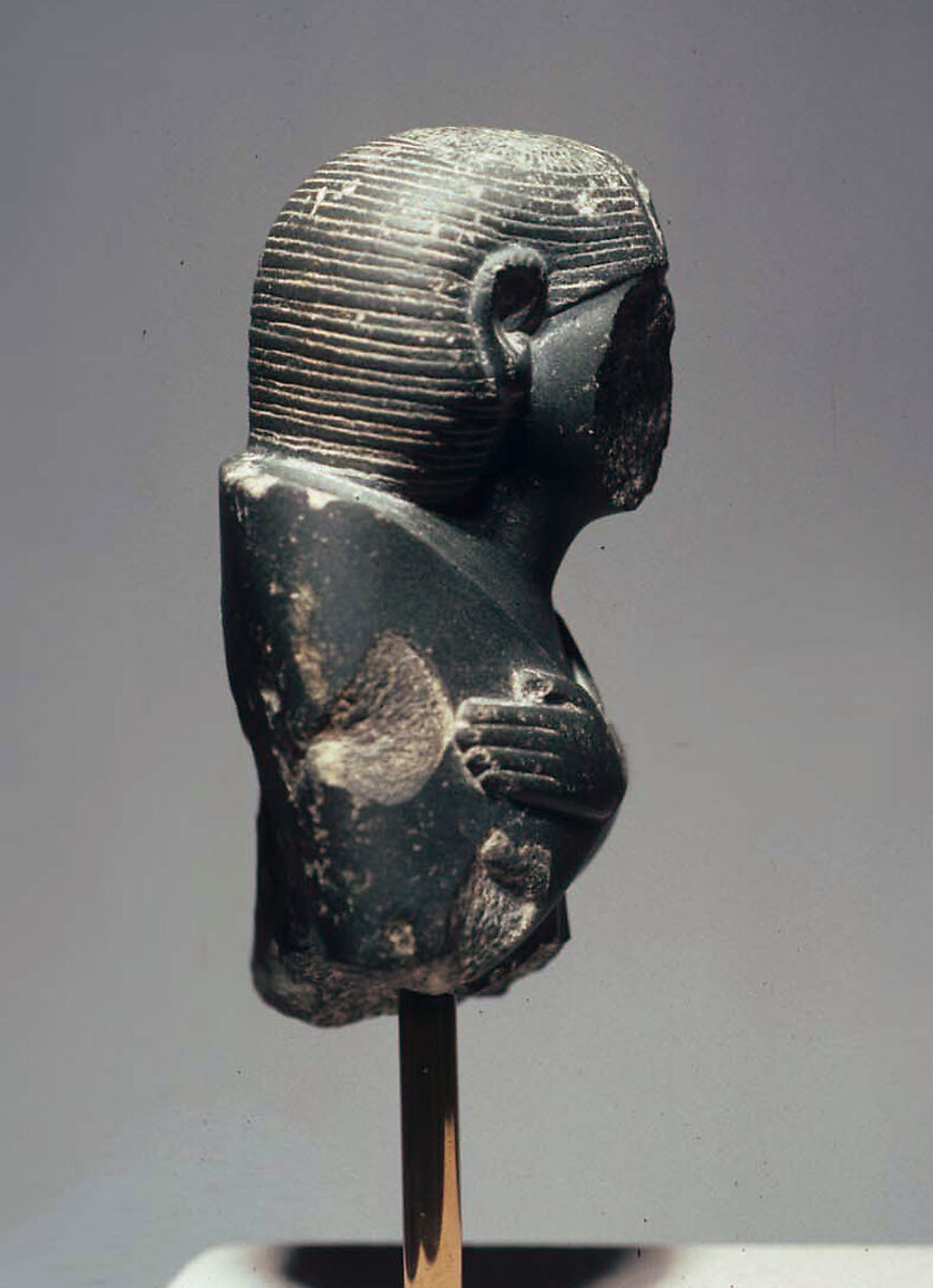 Statuette of a Late Middle Kingdom Queen, Schist