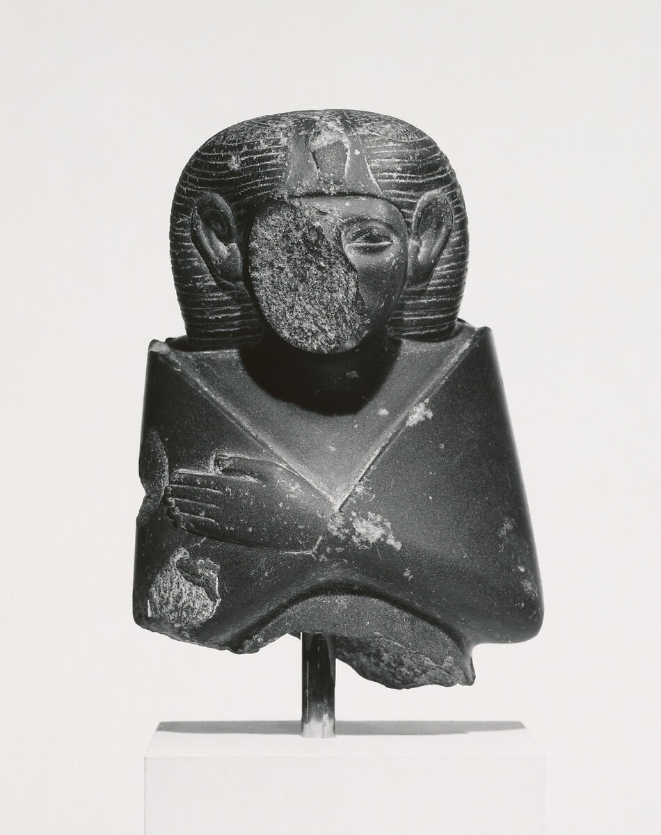 Statuette of a Late Middle Kingdom Queen, Schist