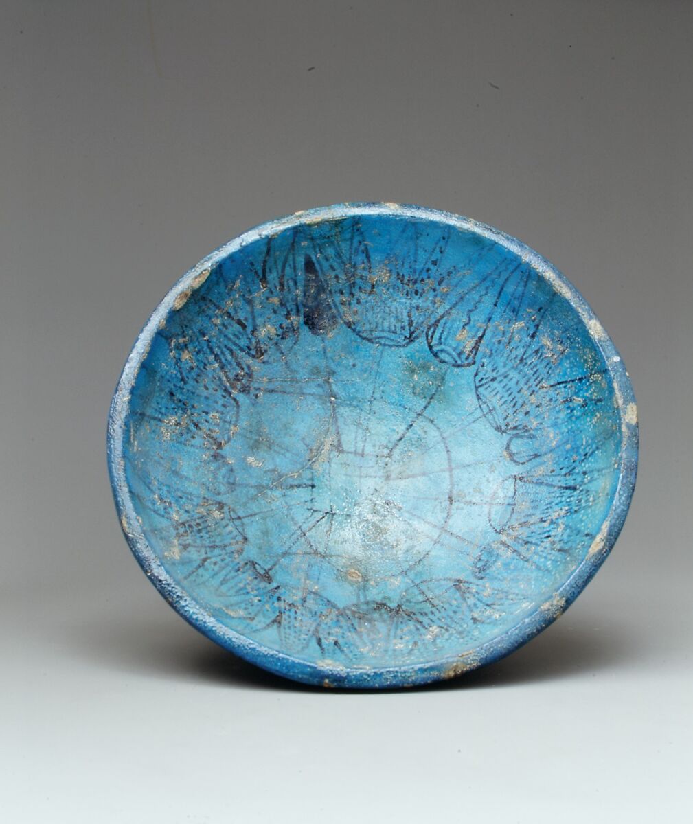 Marsh-Bowl, Faience, paint 