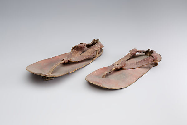 Pair of sandals from the Burial of Amenhotep