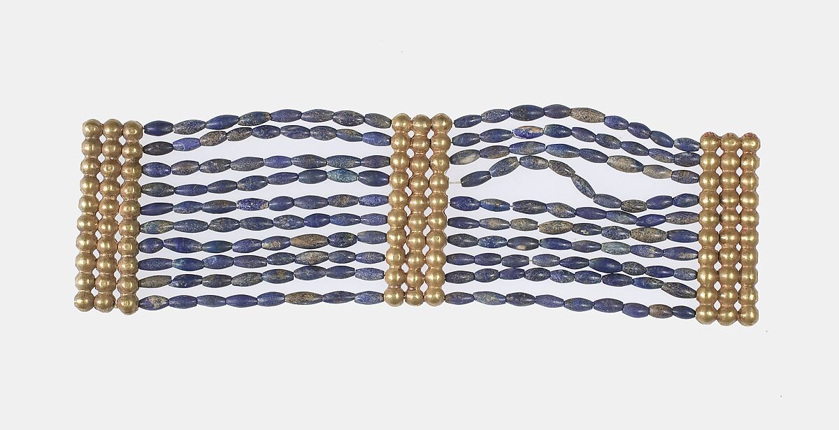Bracelet of Hepy, Gold, lapis lazuli