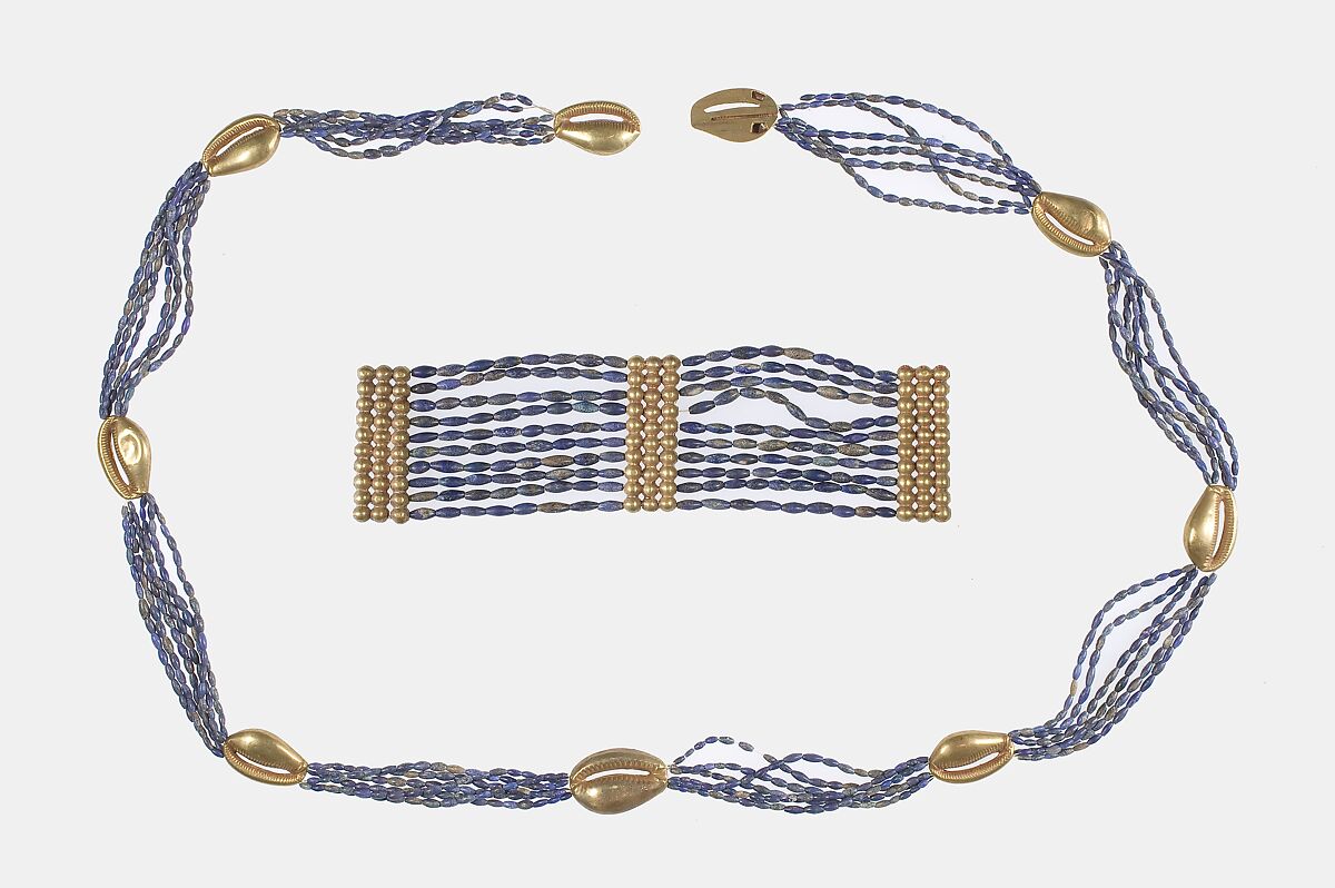 Bracelet of Hepy, Gold, lapis lazuli 