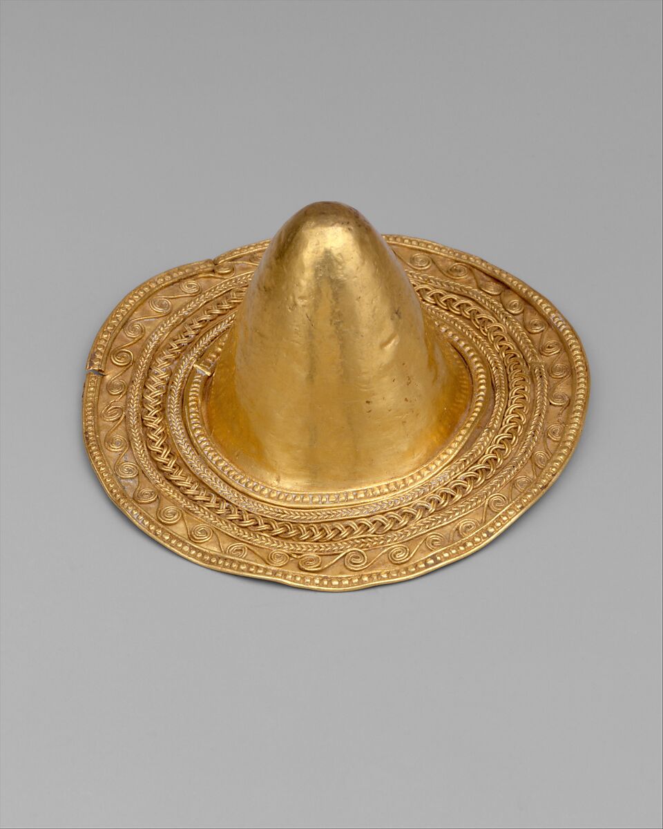 Conical Boss from a Bowl, Gold