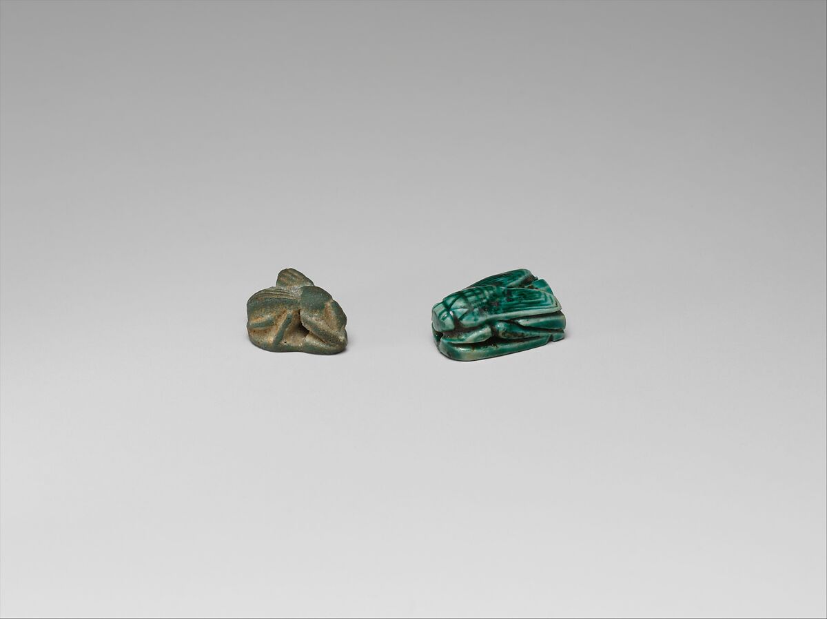 Design Amulet in the Form of a Fly, Glazed steatite