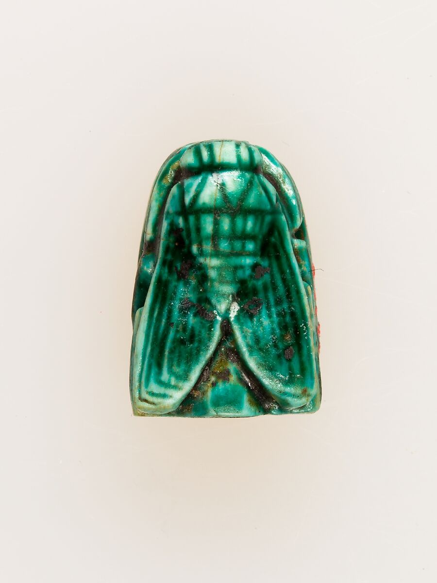 Design Amulet in the Form of a Fly, Glazed steatite