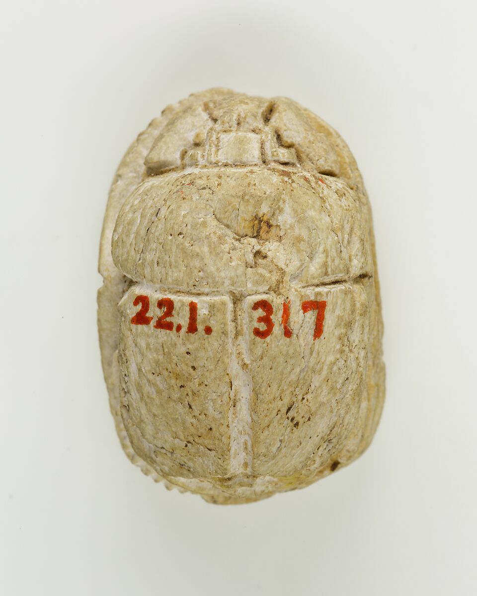 Scarab of an Official, Glazed steatite