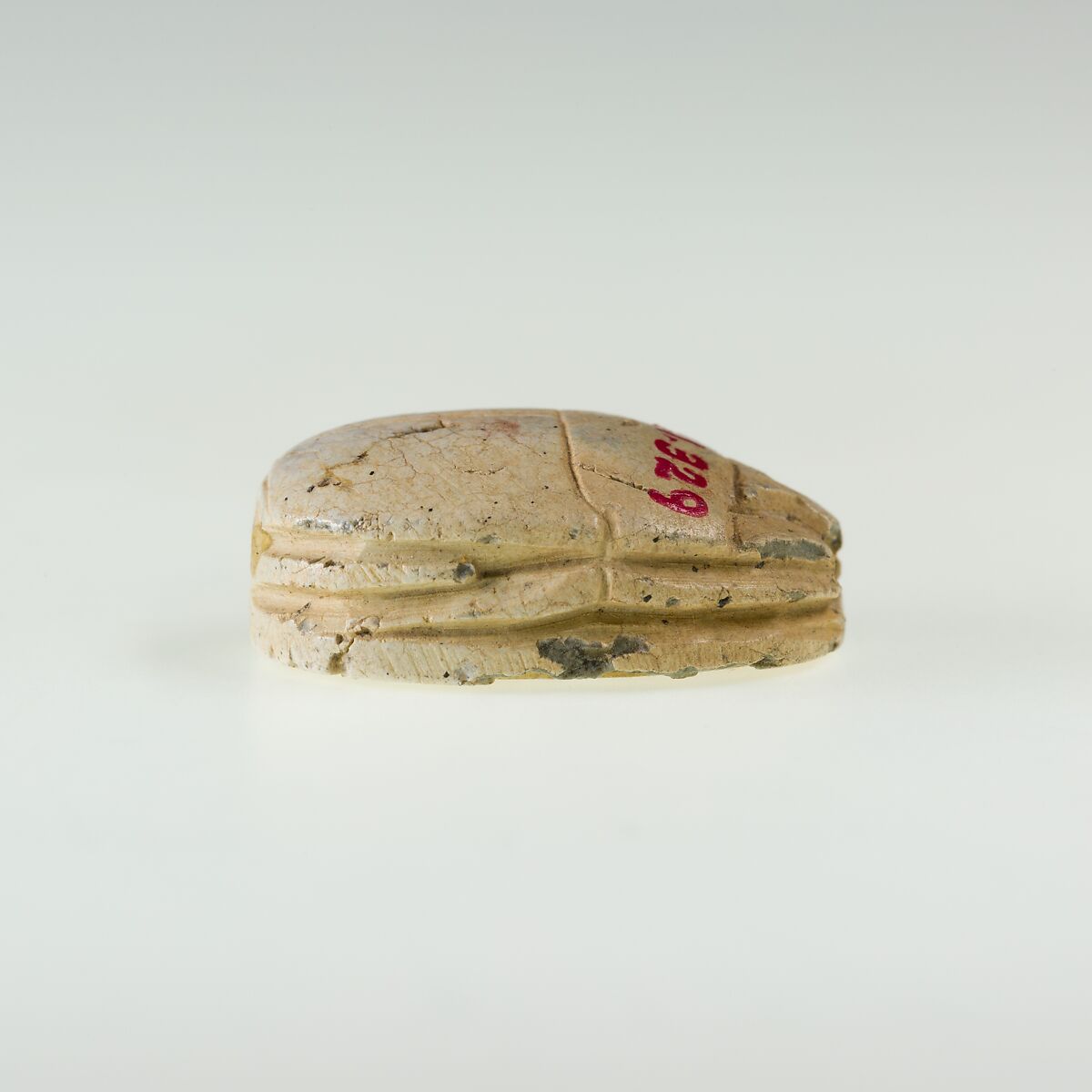 Scarab with Horned Animal and Uraei, Steatite