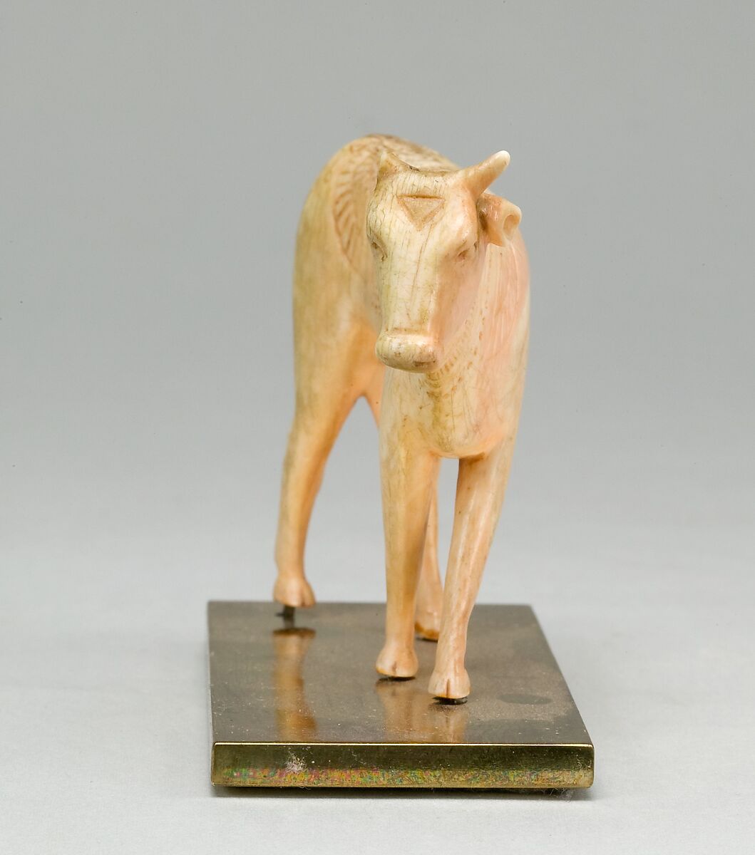 Apis Bull Statuette, Elephant ivory
