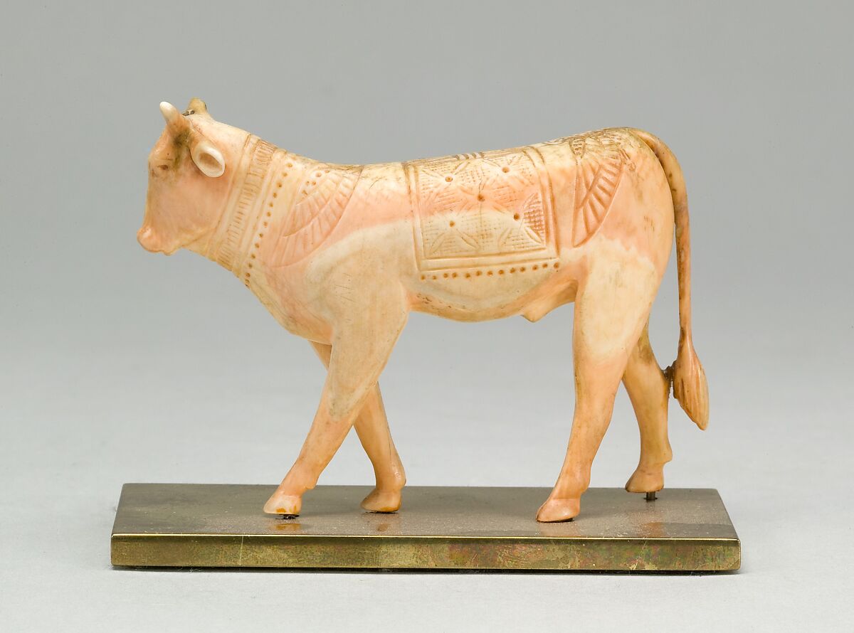 Apis Bull Statuette, Elephant ivory