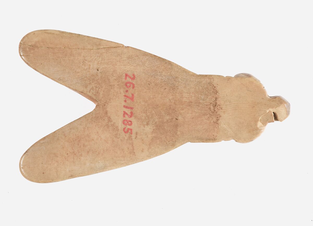 Fly Amulet, Hippopotamus ivory