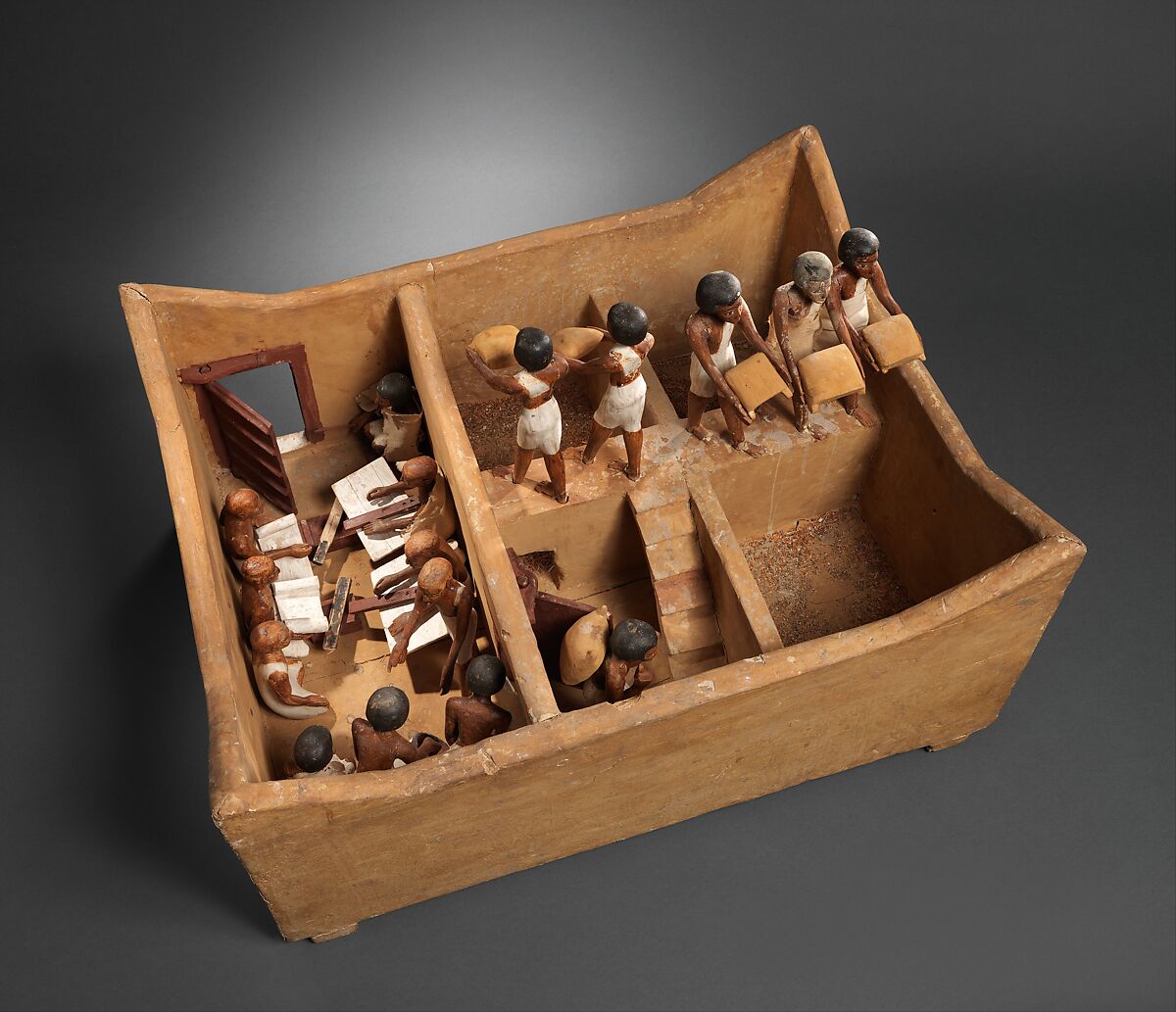 Model of a Granary with Scribes | Middle Kingdom | The Met