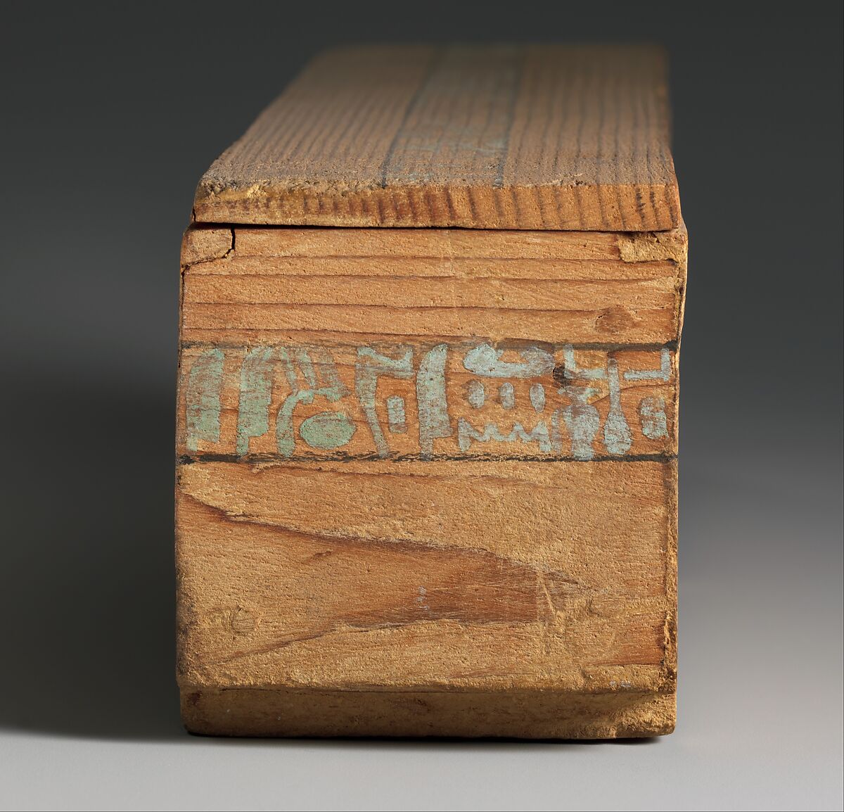 Miniature coffin of Saiah, Wood