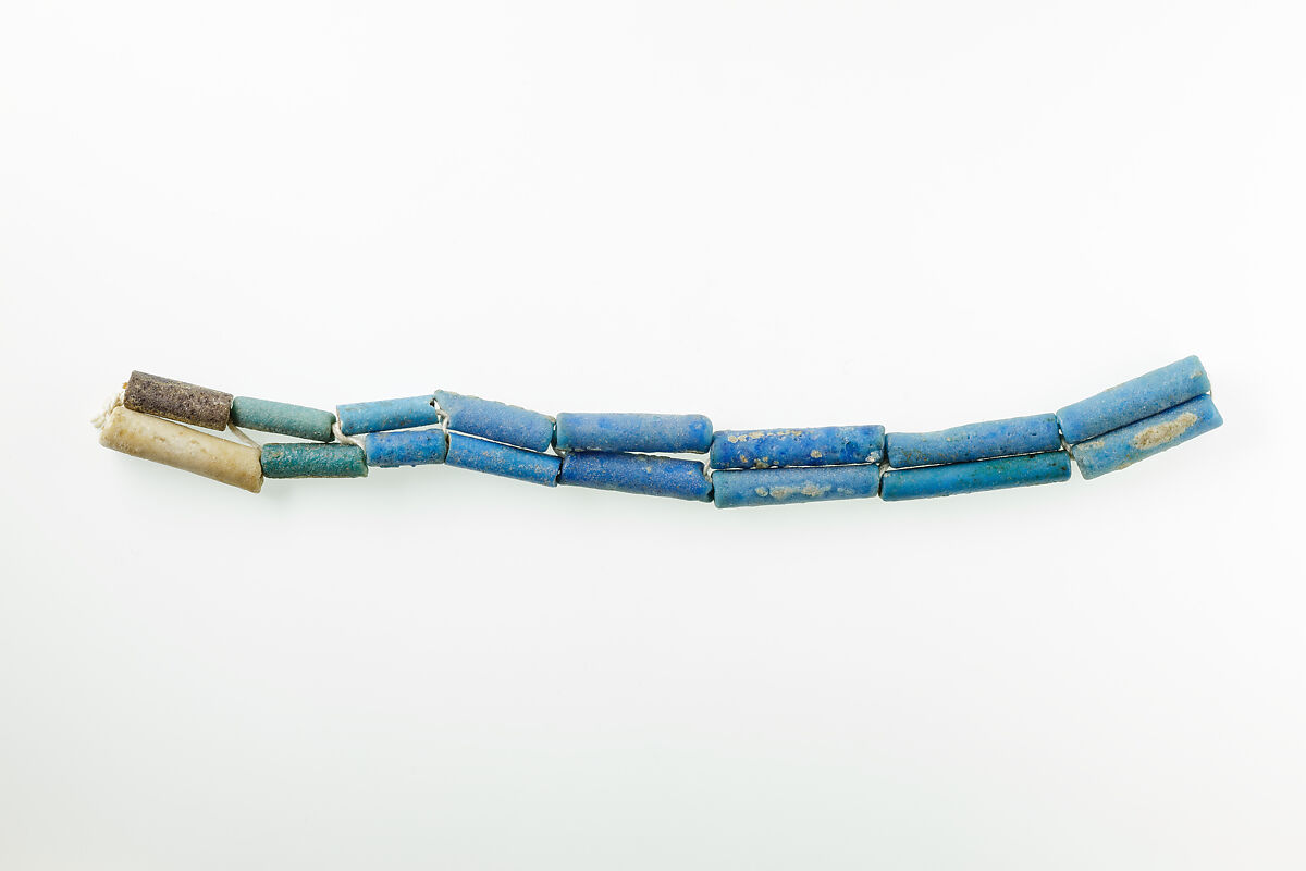 Bead bracelet or anklet, Faience 