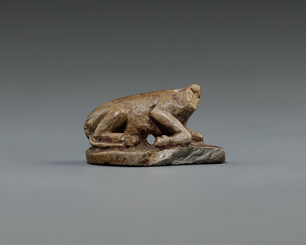 Seal with names of Nebhepetre Mentuhotep, Steatite, glazed