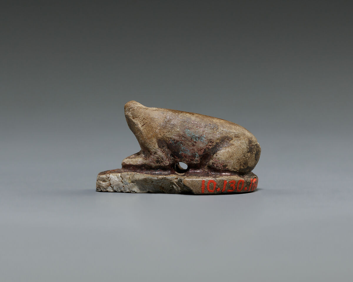 Seal with names of Nebhepetre Mentuhotep, Steatite, glazed