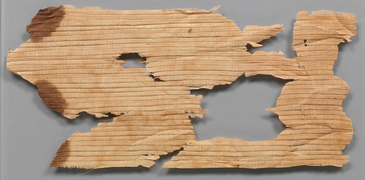 Pleated linen of queen Neferu, Linen