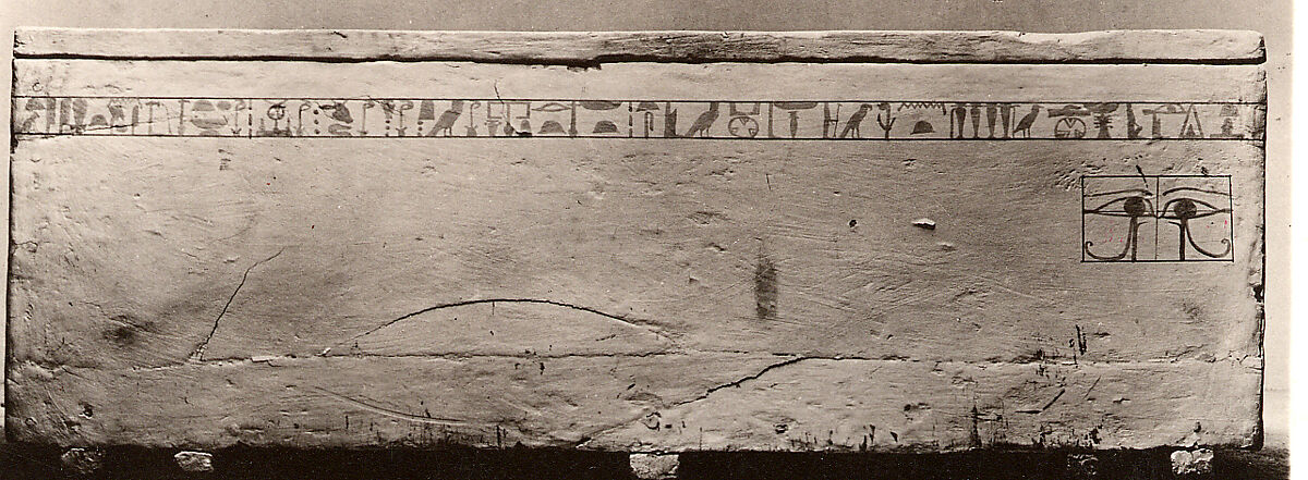 Outer coffin of the Child Myt, Wood (ficus sycomorus), paint