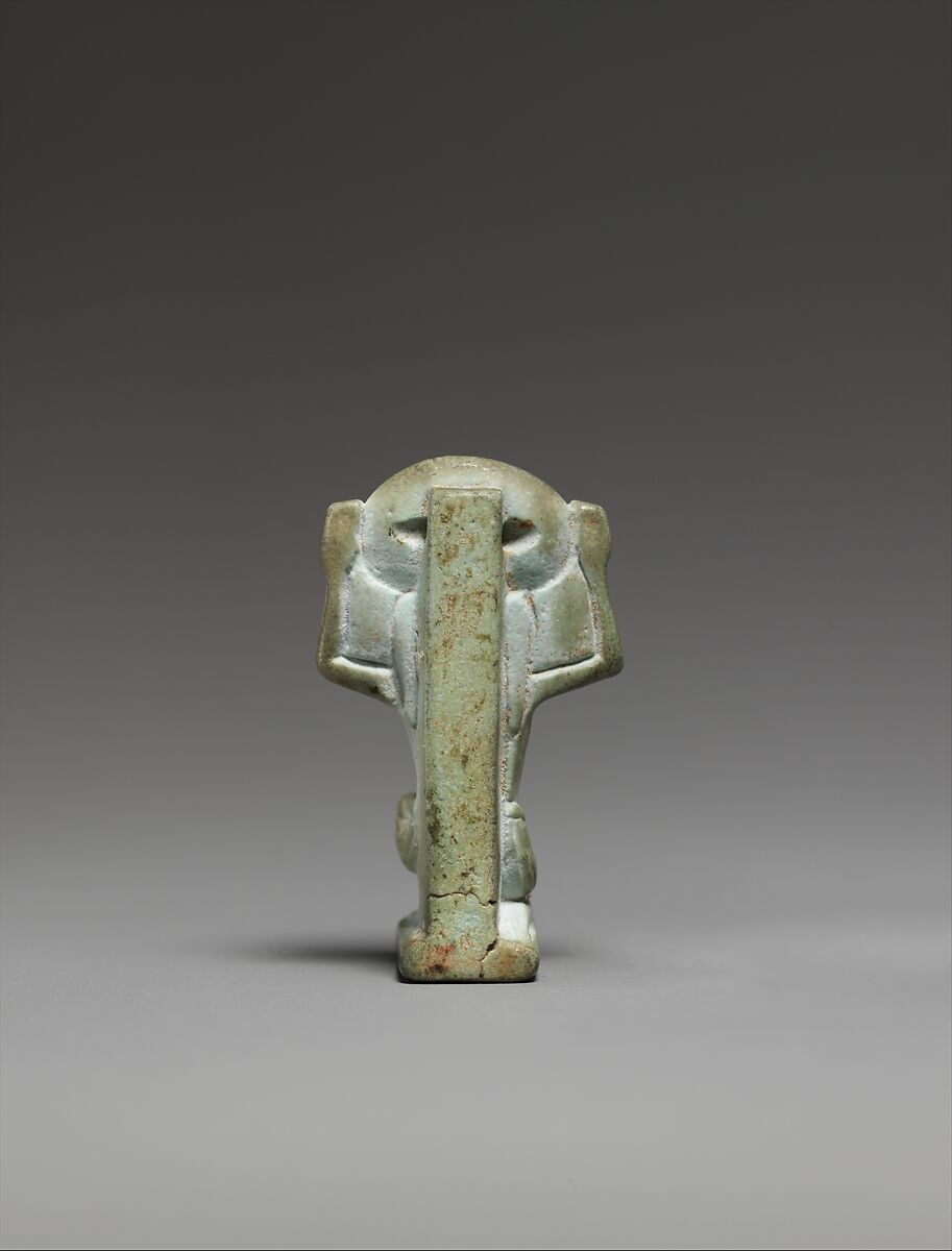 Shu Amulet, Faience