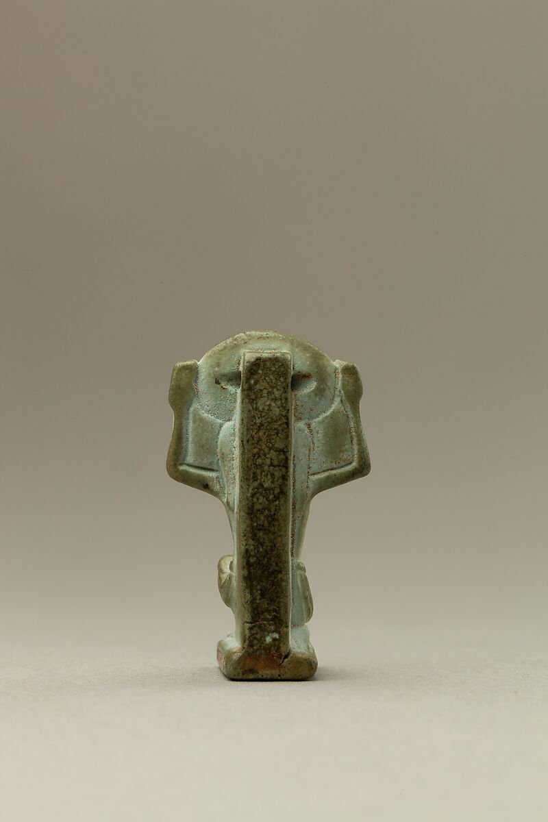 Shu Amulet, Faience