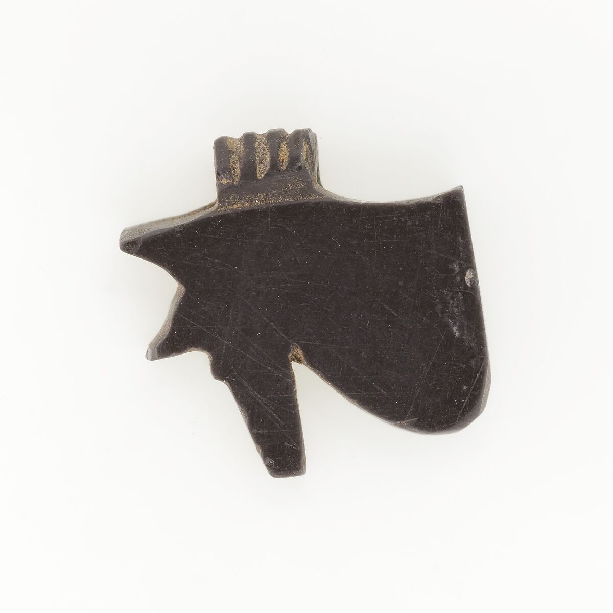 Wedjat eye amulet, Obsidian