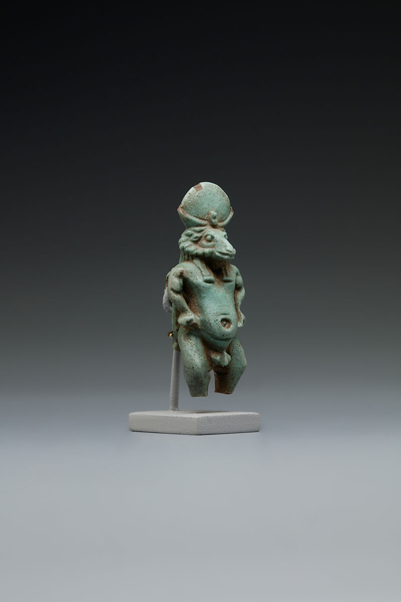 Hybrid god, Faience