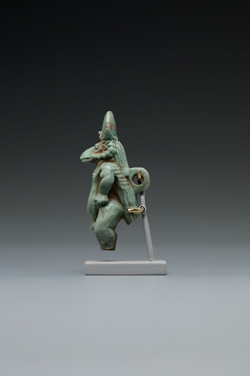 Hybrid god, Faience