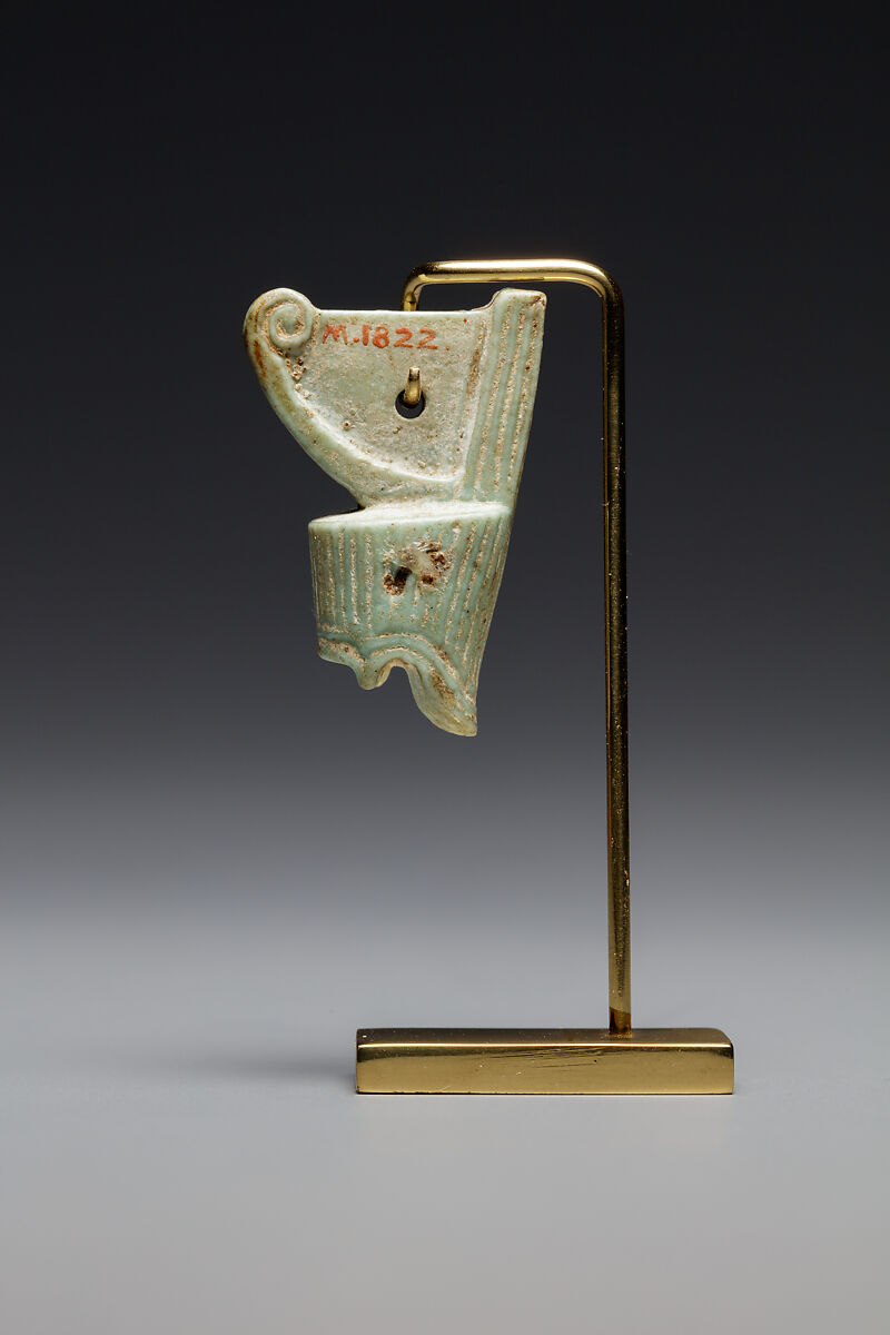 Amulet: Crown of Lower Egypt, Faience