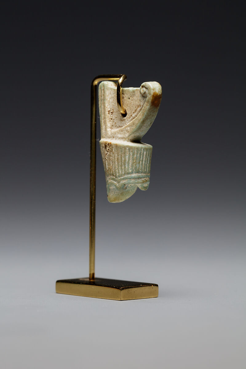 Amulet: Crown of Lower Egypt, Faience