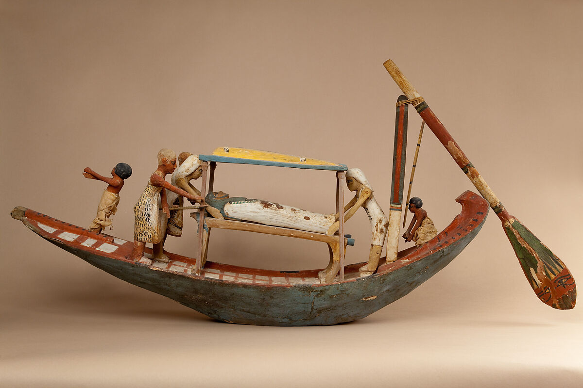 Model boat, Wood, paint