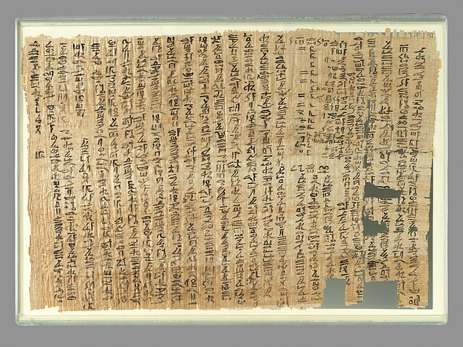 Papyrus Fragment | Coptic | The Metropolitan Museum Of Art