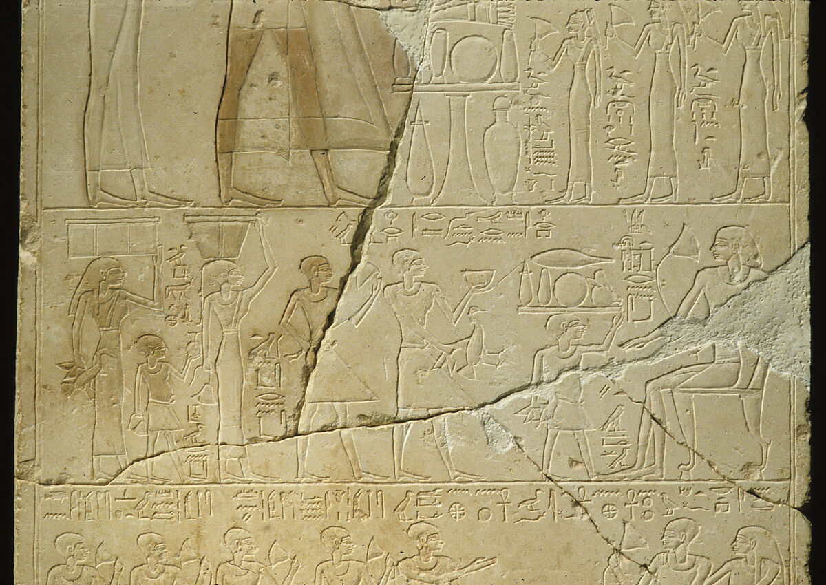 Stela of Reniseneb, Limestone, paint