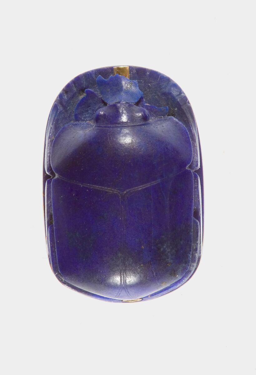 Scarab of Sithathoryunet with the Name of Amenemhat III, Lapis-lazuli