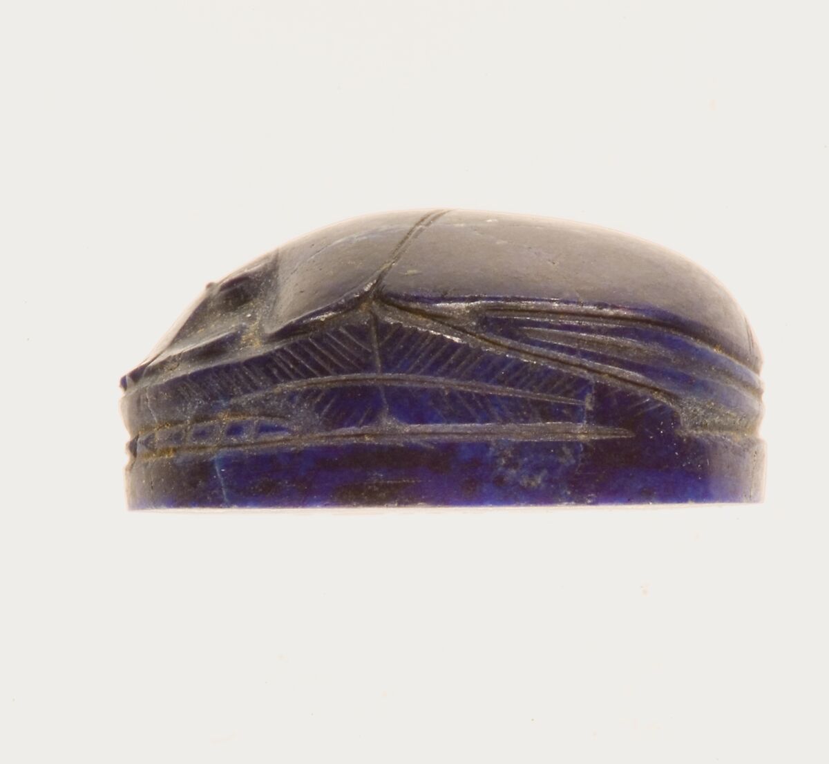 Uninscribed Scarab of Sithathoryunet, Lapis-lazuli